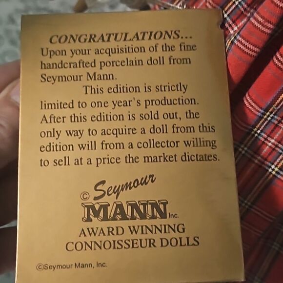 Vintage Haunted Seymour Mann Connoisseur Porcelain Doll Lot 3 Creepy - Picture 15 of 16